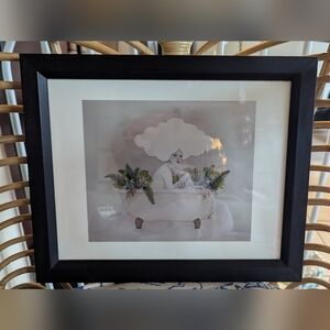 Argentinian Framed Art | "Hydra" feat. Female Portrait, Ferns & Dreamlike World